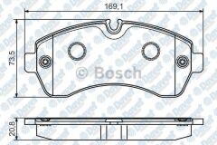 FREN BALATASI ON 0986TB2946  MERCEDES SPRINTER 5T 906 509CDI 511CDI 515CDI 518CDI 06/06-  VOLKSWAGEN CRAFTER 50 2E 2.5TDI 04/06-