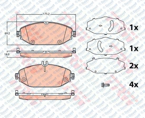 ON FREN BALATASI MERCEDES W205 14> C205 15> W213 16> S213 16> A238 17> C238 17>