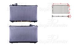 SU RADYATORU BRAZING AT 350X698X16 MM | TOYOTA RAV4 97-00 | WISCO