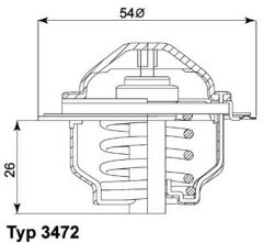 Termostat Pas6 Vw
