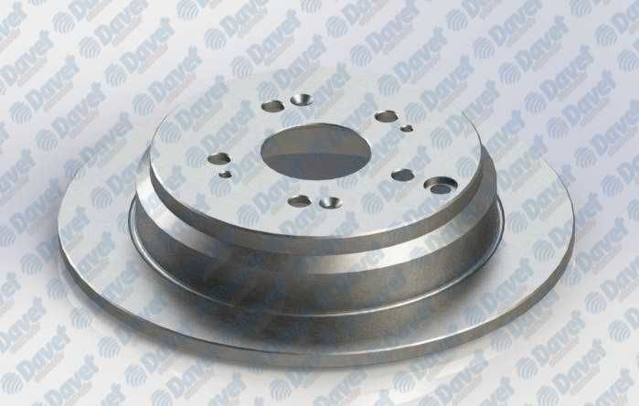 FREN DISKI ARKA DUZ 5 BIJON HONDA CRV III 07-> 302x10x64