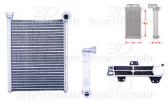 KALORIFER RADYATORU BRAZING MT-AT 148X203 MM | RENAULT MEGANE4 KADJAR TALISMAN 1.2 1.3TCE 1.5 1.6DCI 2015 > | WISCO