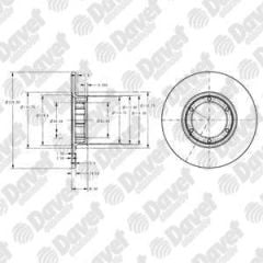 ON FREN DISKI AYNASI 6D-228MM R12 69-94