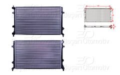 SU RADYATORU MEKANIK MT-AT 650X410 MM | VW JETTA 4 1.6 2.0 10> | AUTOLUX