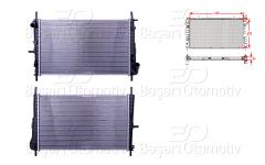 SU RADYATORU BRAZING MT 620X378X26 | FORD MONDEO 3 2.0i-2.0 TDCI 00-07 | WISCO