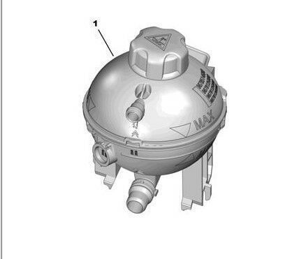 Citroen C4 Picasso Radyatör Yedek Su Deposu Orjinal