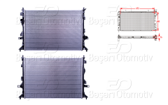 SU RADYATORU BRAZING MT 672X488X16 | FORD FOCUS 4 (HN) 1.5 EcoBoost 18> FOCUS 4 Sedan (HM) 1.5 EcoBlue 18> FOCUS 4 Turnier (HP) 1.5 EcoBlue 18> | WISCO