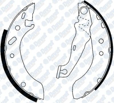 ARKA FREN BALATASI PABUCLU ESCORT VII 95>00 1.4 / 1.8TD / 1.6 16V FIESTA IV 1.25 / 1.3 / 1.4 16V 95>02 FORD KA 1.0 / 1.3 96>08 MAZDA 121 II 96>03