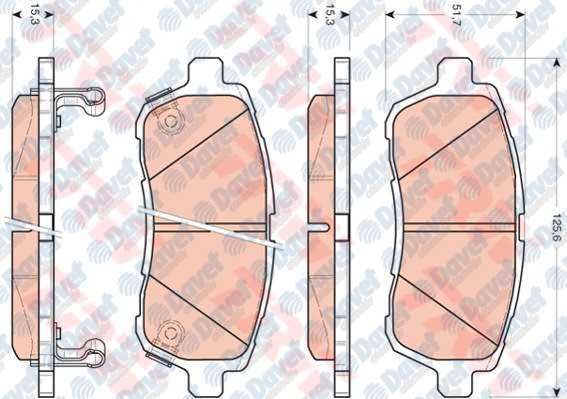 ON FREN BALATASI MATERIA 06 > SIRION 05 > MAZDA 2 08 > FIESTA VI 08 >
