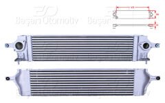 TURBO RADYATORU (INTERCOOLER) 655X158X64 | NISSAN X-TRAIL 2 (T31) 2.0 DCI 07-13/ RENAULT KOLEOS 1 2.0 DCI 08> | WISCO