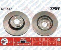 ON FREN DISKI AYNASI HAVALI FORESTER 08> BRZ 2.0 12> XV 2.0 12> LEGACY 12> IMPREZA 05> OUTBACK 2.5 3.6 13> TOYOTA GT 86 2.0 12> 277X5