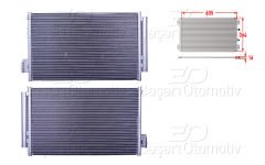 KLIMA RADYATORU 605X364X16 | FIAT500L. EGEA 1.4 12> | WISCO