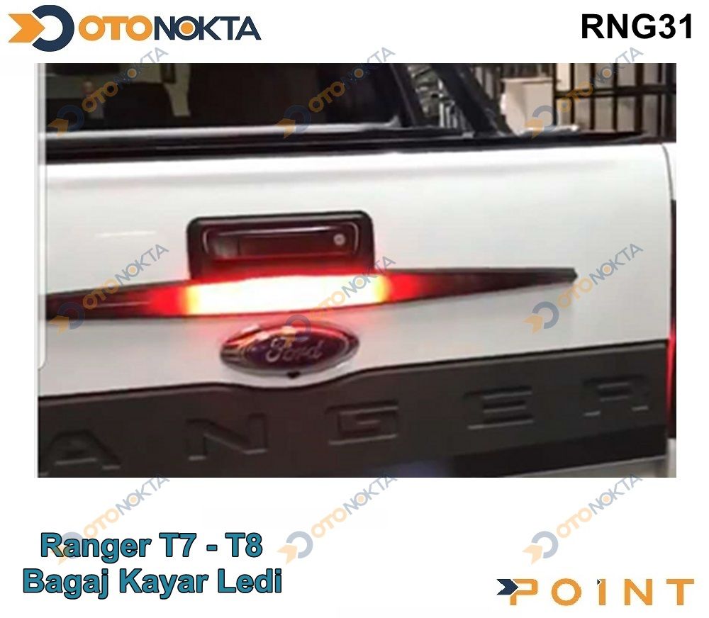 FORD RANGER T7-T8 BAGAJ KAYAR LEDI KIRMIZI POINT