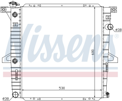 SU RADYATORU BRAZING AT 600X538X26 MM | FORD EXPLORER 4.0 | WISCO