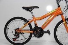 turuncu model 2070 dorello bisiklet 20 jant bisiklet çocuk bisikleti vitesli bisiklet 7 yaş 8 yaş bisiklet