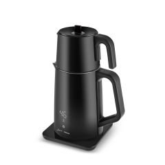 Jumbo x Homend Royaltea Cooltouch 1792H Dokunmatik El Yakmaz Gövdeli Paslanmaz Wifi ile Kontrol Konuşan Çelik Çay Makinesi Siyah