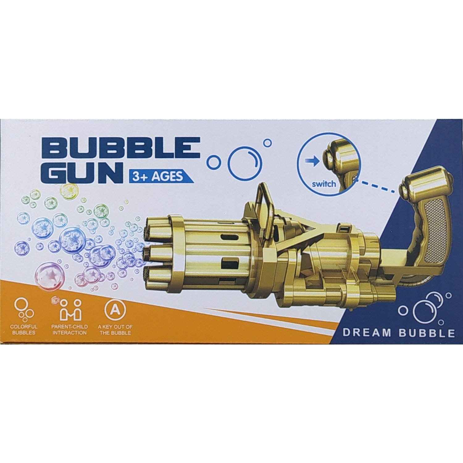 Bubble Gun Pilli Köpük Tabancası