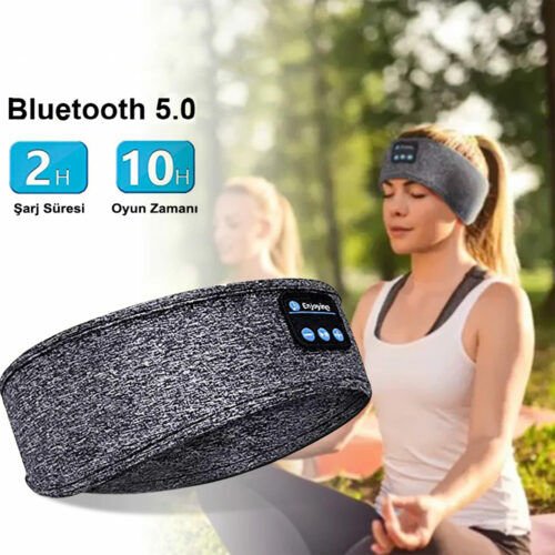 Kablosuz 5.0 Bluetoothlu Kulaklık Spor Kafa Bandı