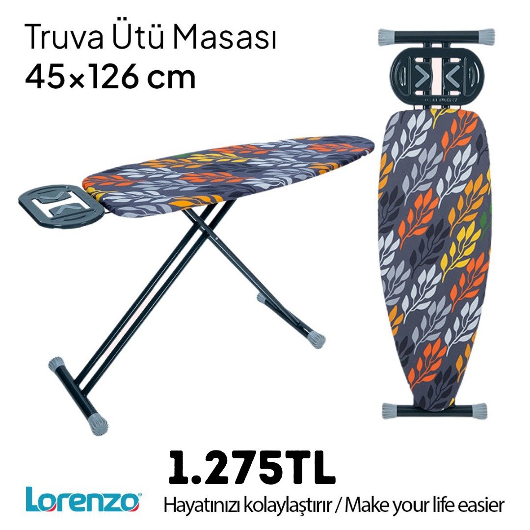 Lorenzo Truva Ütü Masası 45x126cm
