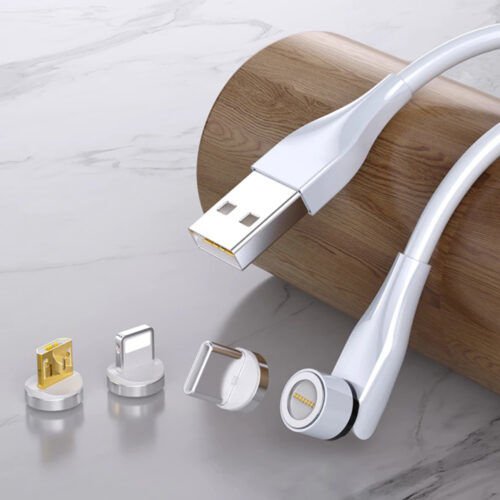 Micro 3'ü1 Arada Usb Hızlı Şarj Kablosu