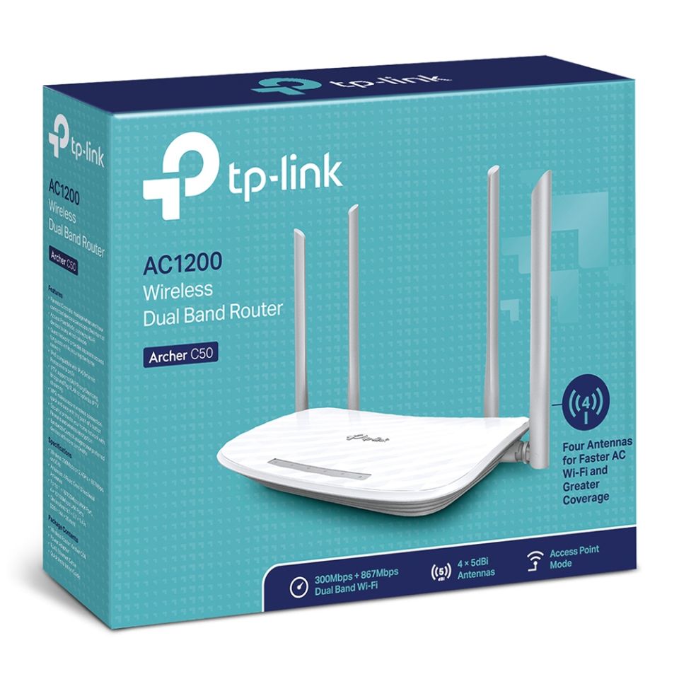 Tp Link AC1200 Wireless Dual Band WiFi Router