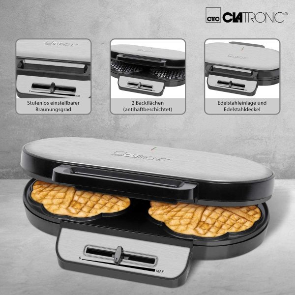 Clatronic WA 3745 Waffle Makinesi