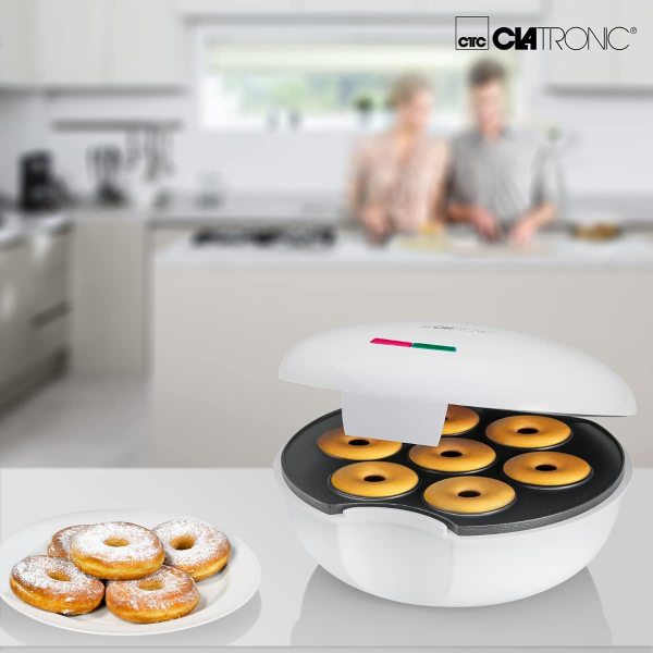 Clatronic Dm 3495 Profesyonel Donut Makinası 900 W, Beyaz