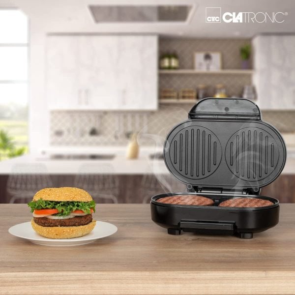 Clatronic HBM 3696 Hamburger Makinesi Siyah