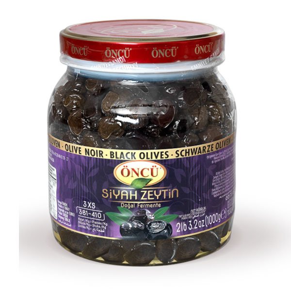 Leading black olives (3XS) 1000 Gr