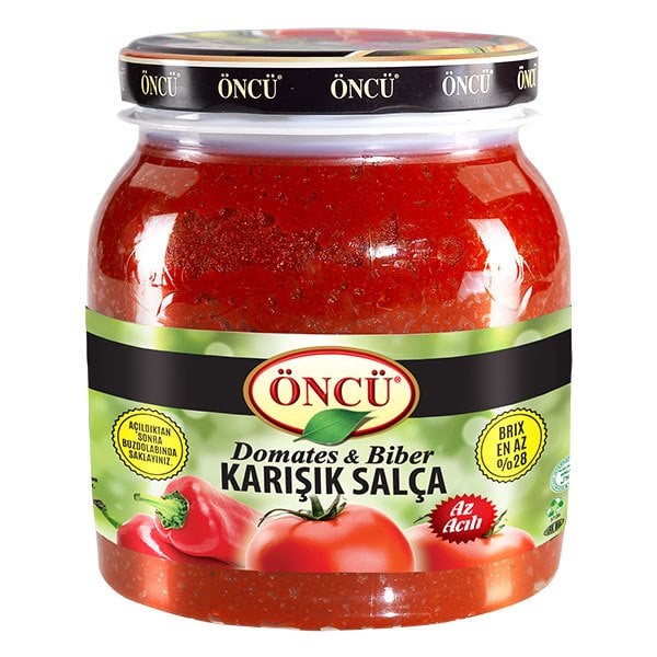 Öncü Domates Biber Karışık Salça 1600 Gr