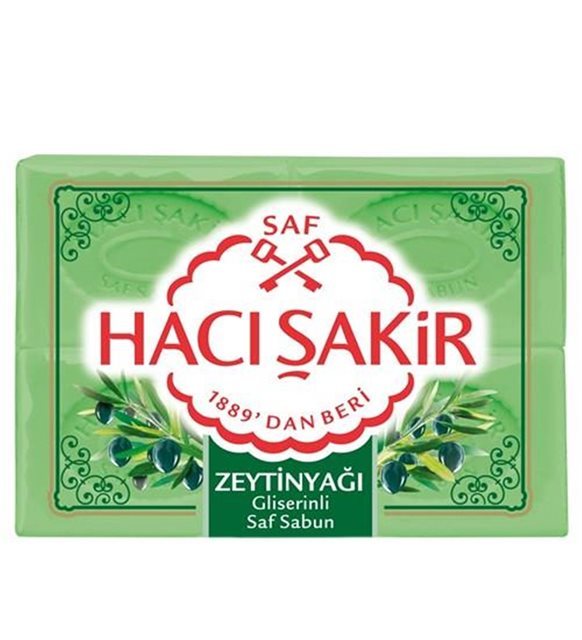 Hacı Şakir Gliserin Zeytinyağı Duş Sabunu 4X150 Gr