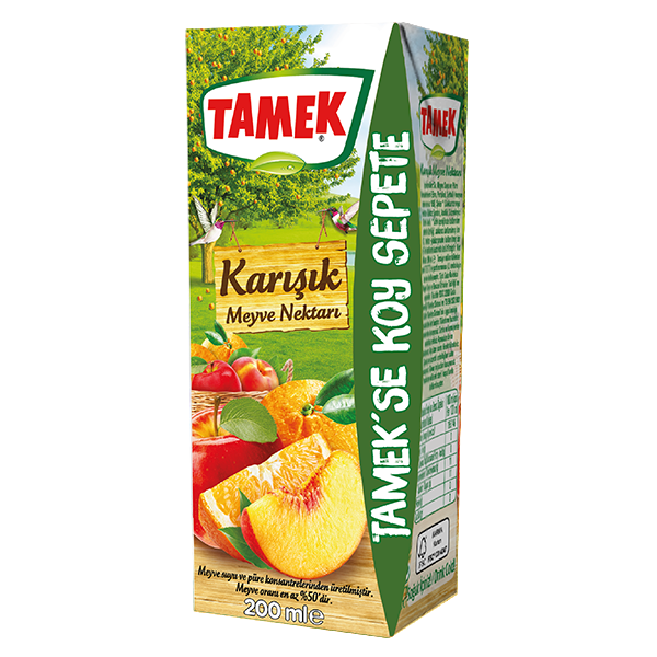 Tamek Karışık Meyve Nektarı 200 ml