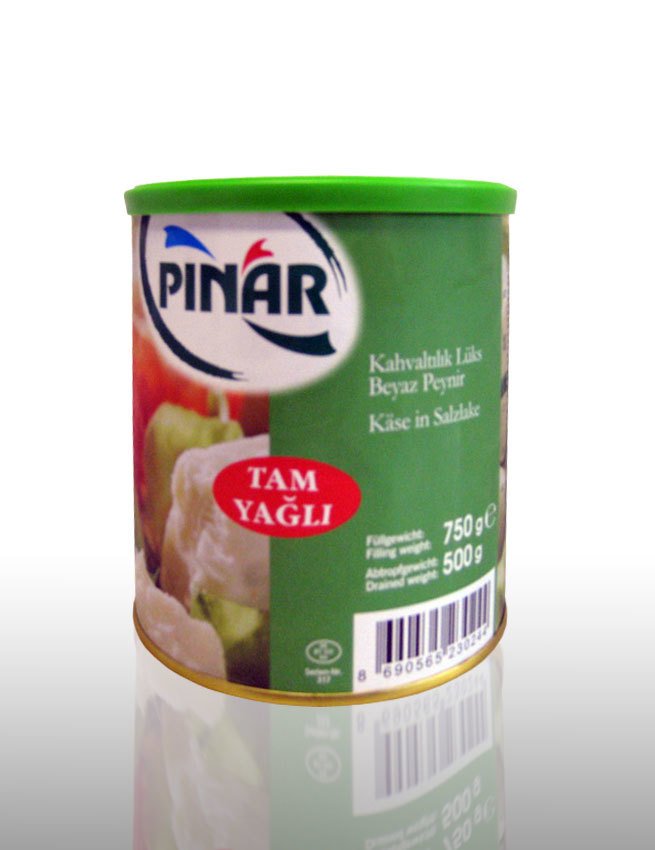 Pınar Tam Yağlı Lüks Beyaz Peynir 500 Gr