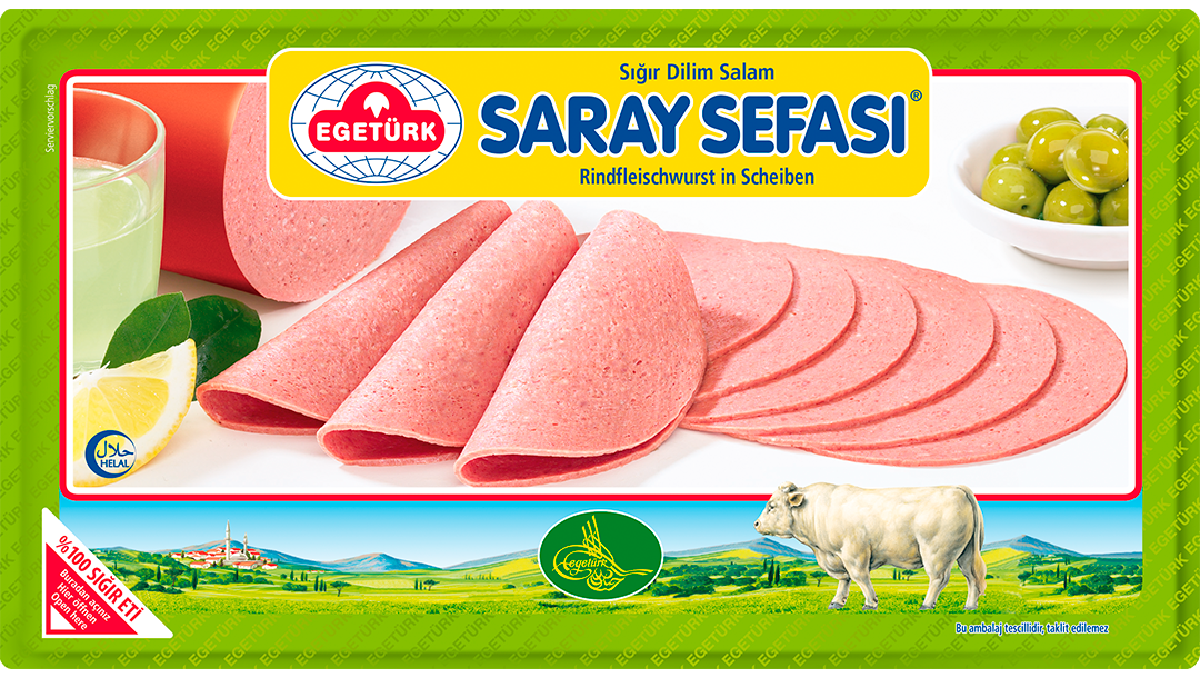 Egeturk Saray Sefası Sığır Dilim Salam 100 Gr