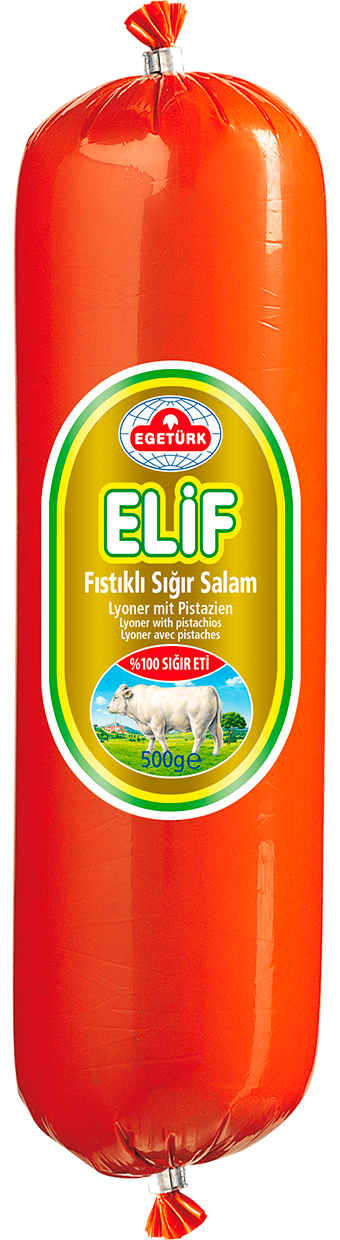 Elif Egeturk peanuts Beef Salami 500 Gr