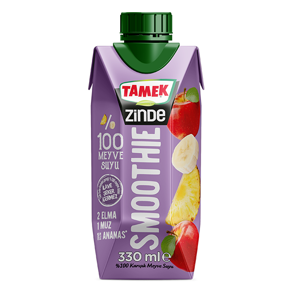 Tamek Zinde Smoothie Elma-Muz-Ananas 330 ml