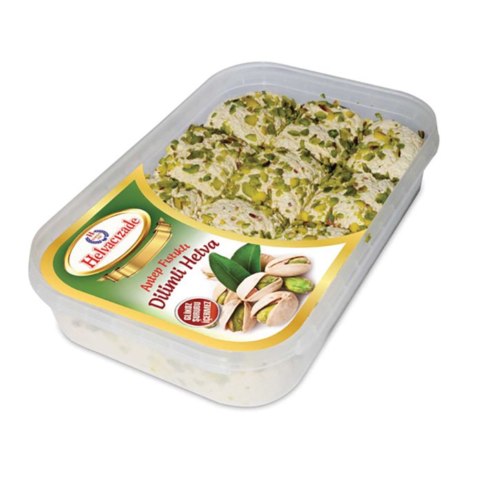 Dilimli Fıstıklı Tahin Helvası 450 Gr