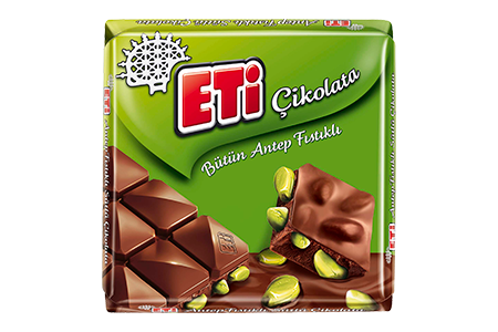 Eti Antep Fıstıklı Sütlü Çikolata 60 Gr