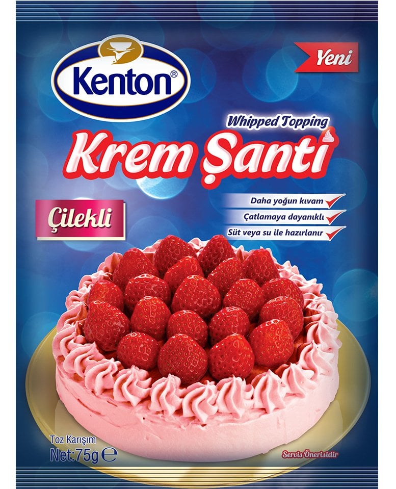 Kenton Çilekli Krem Şanti 75 Gr