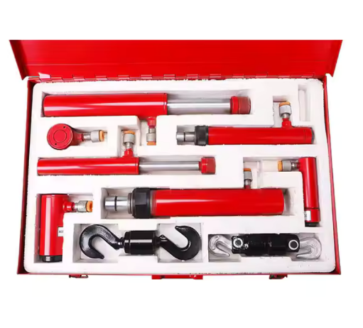 7 Parça Oto Şase Kaporta Doğrultma İttirme ve Çektirme Piston Silindir Seti