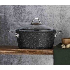 Falez Black Line 22 Cm Granit Tencere