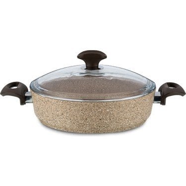 Falez Granit Creamy 28 Cm Karnıyarık Tenceresi
