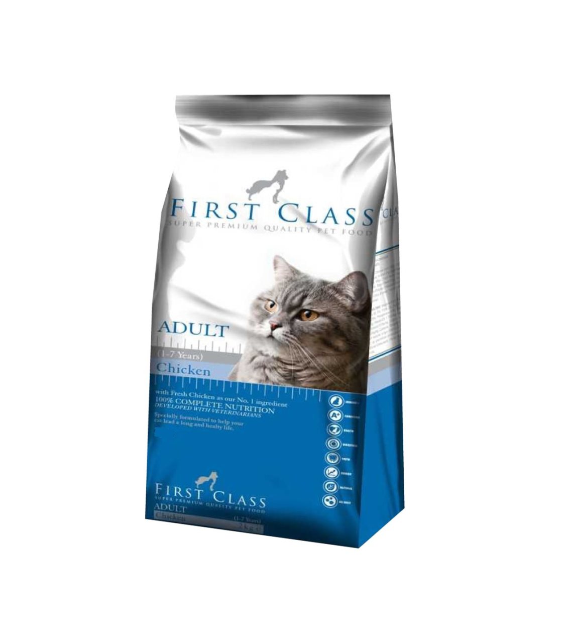 First Class Chicken Tavuklu Yetişkin Kedi Maması 2 Kg