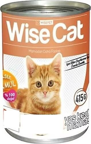 Wise Cat Tavuk Etli Yavru Kedi Konservesi 400 Gr 20 Adet