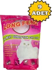 Long Feng Silica 3.8 lt 9'lu Paket Kedi Kumu