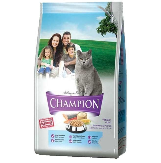 Champion Somonlu Yetişkin Kedi Maması 15 Kg