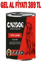 CanDog Kuzu Etli Yetişkin Köpek Konservesi 400 Gr 20 Adet