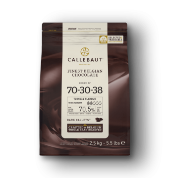 Callebaut 70-30-38 Extra Bitter Drop Çikolata 2,5 Kg