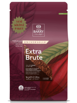 Callebaut Extra Brute  Kakao 1 Kg (%22-%24 Yağlı)