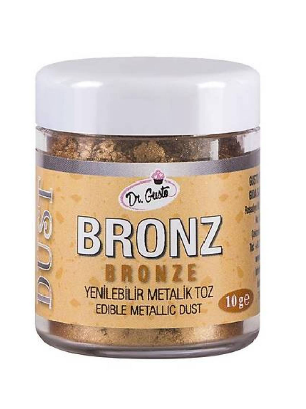 Dr Gusto Yenilebilir Metalik Toz Bronz Gıda Boyası 10 gr